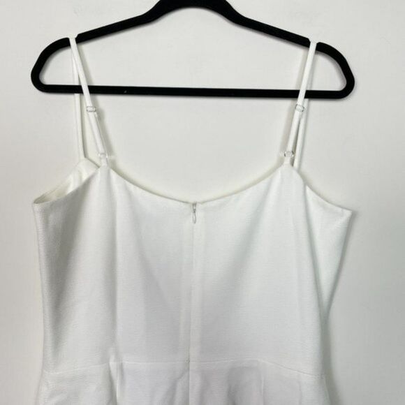 Dress the Population Rory Party Ready Bodycon Fringe Midi Dress Off White XL - Picture 6 of 14